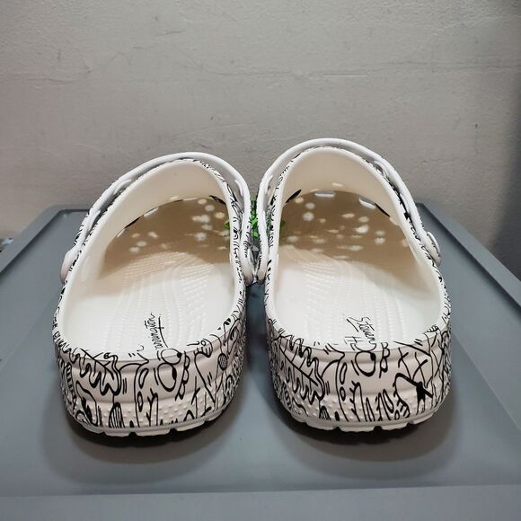 Crocs Classic Clog Steven Harrington Collage Art 9 M/ 11 W 208145-103 Whi… - Picture 2 of 13